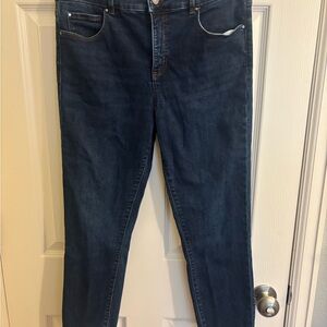 Ann Taylor Deep Indigo Skinny Jeans